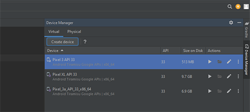 Android Virtual Device - imagev3
